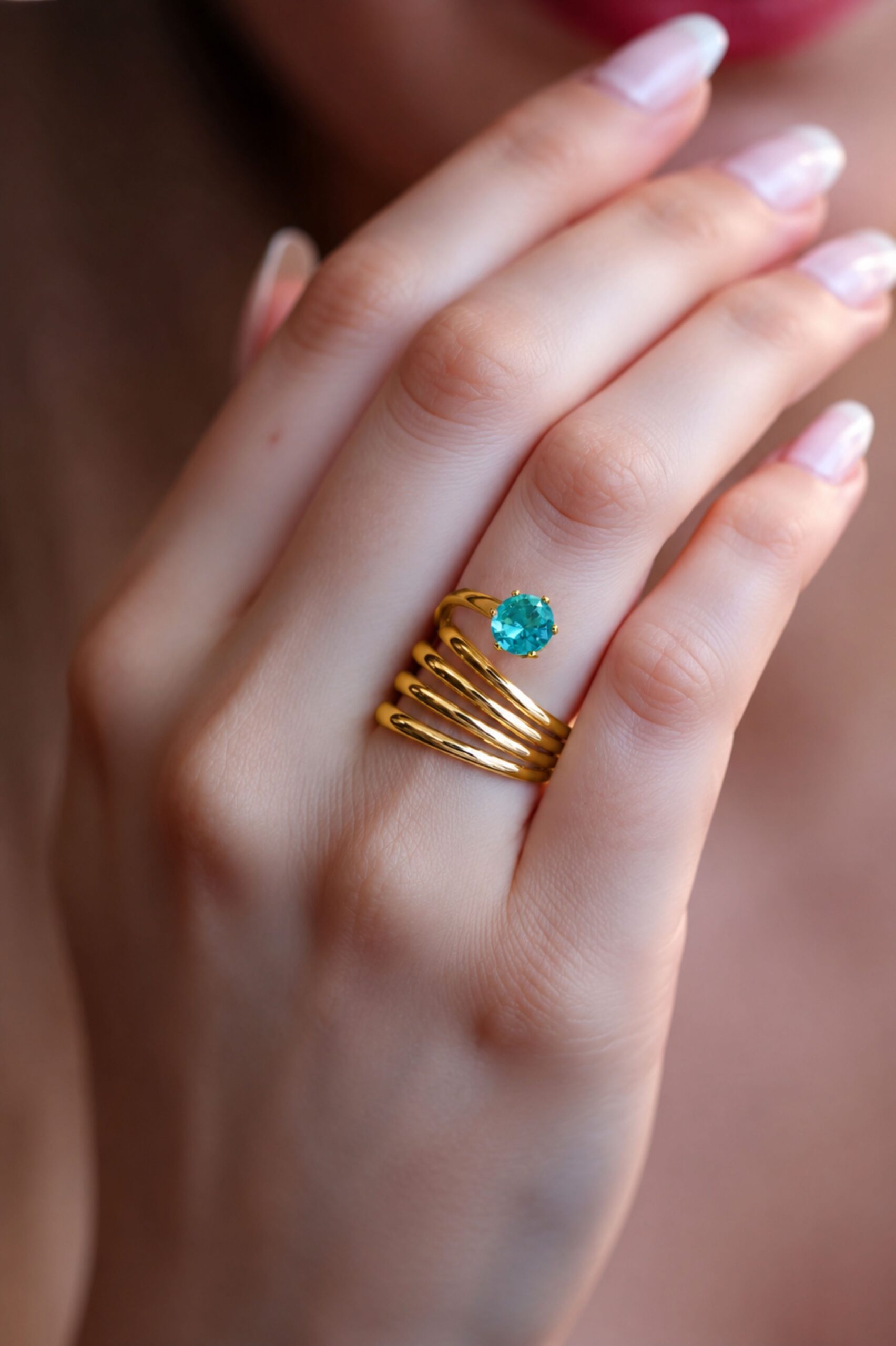 EROS - Ocean Spiral Ring