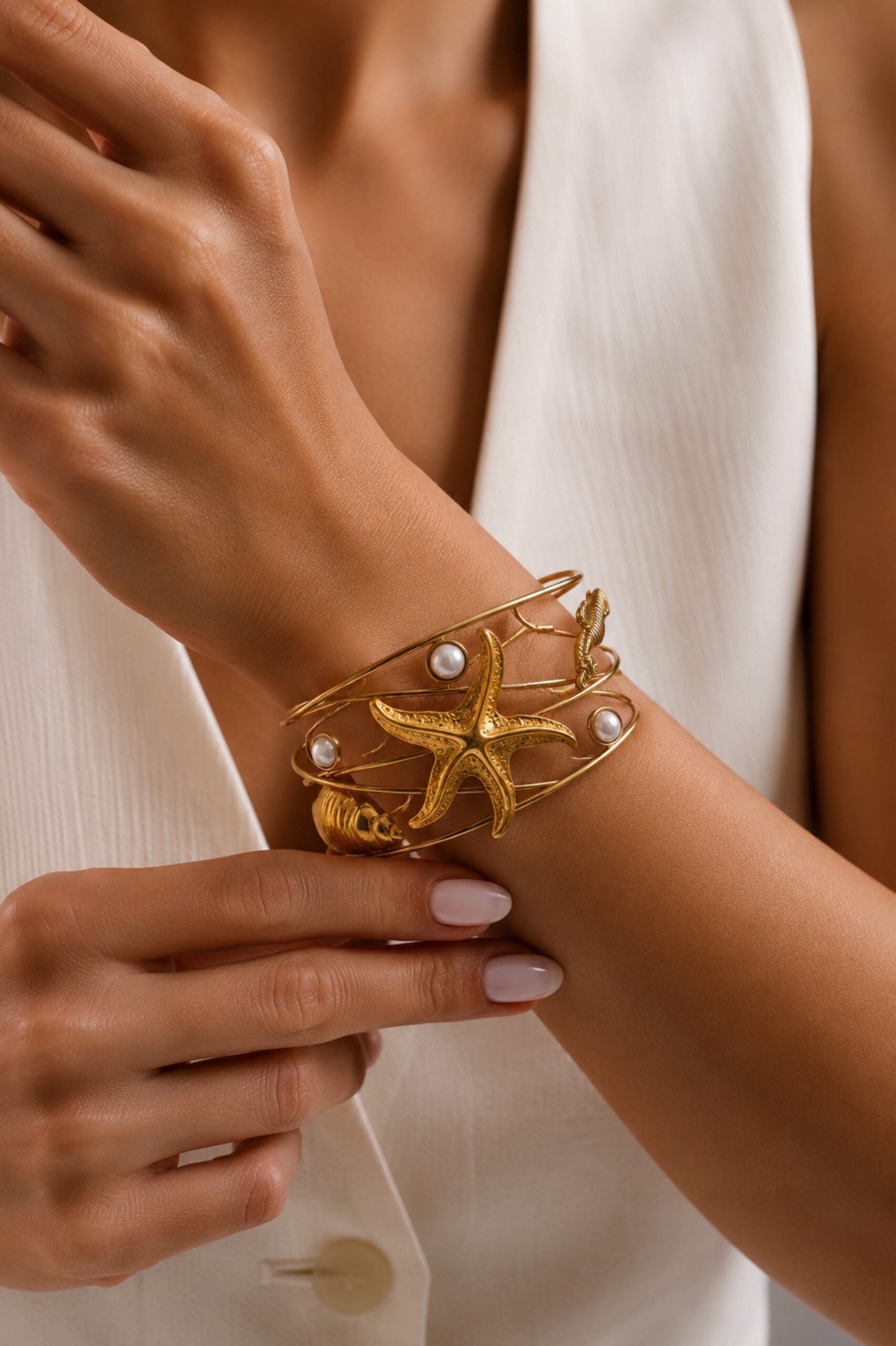 EROS - Ocean Pearl Star Cuff