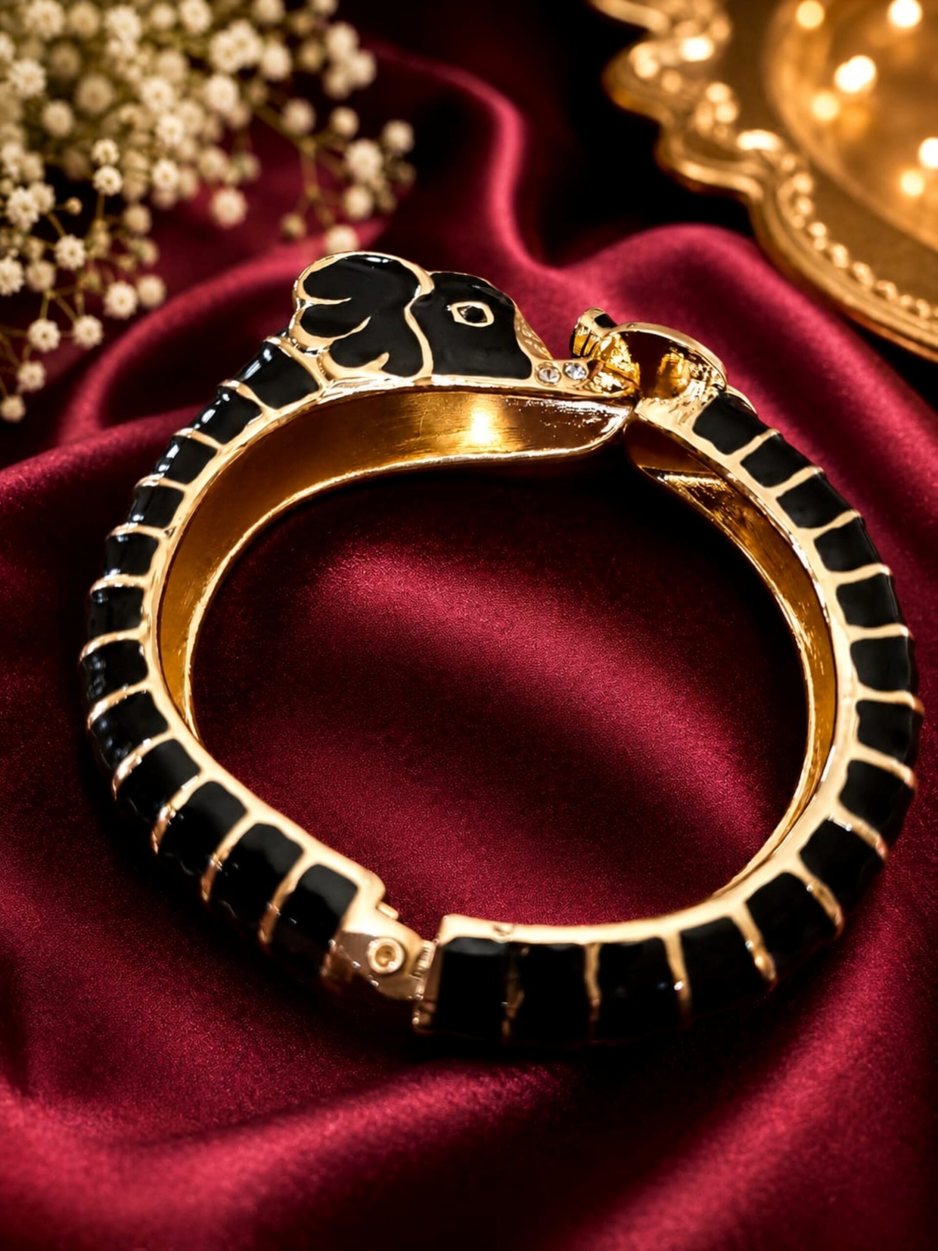 EROS - Midnight Elephant Luxe Cuff