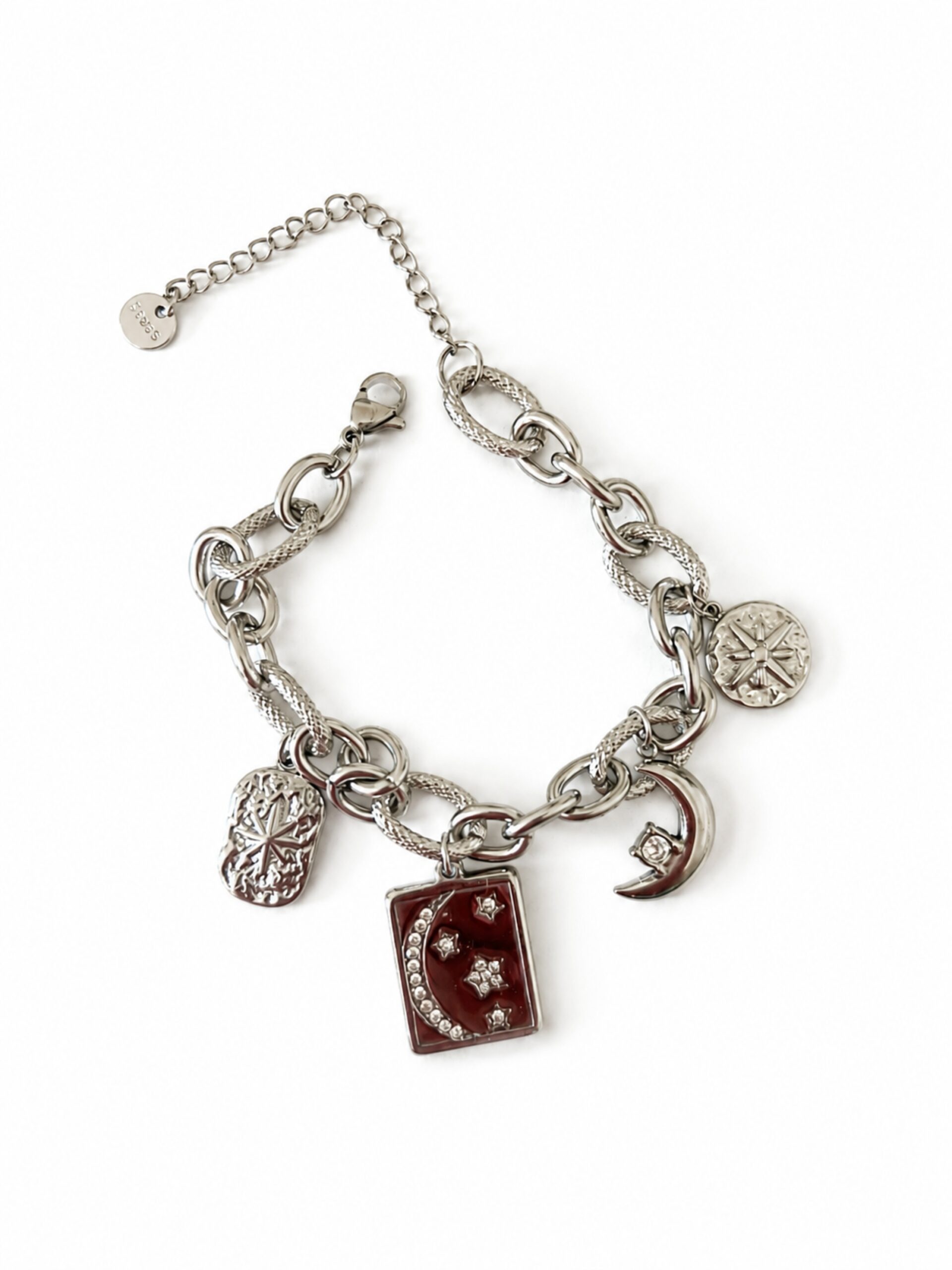 EROS - Celestial Charm Silver Bracelet