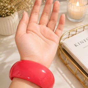EROS – Scarlet Bloom Statement Bangle