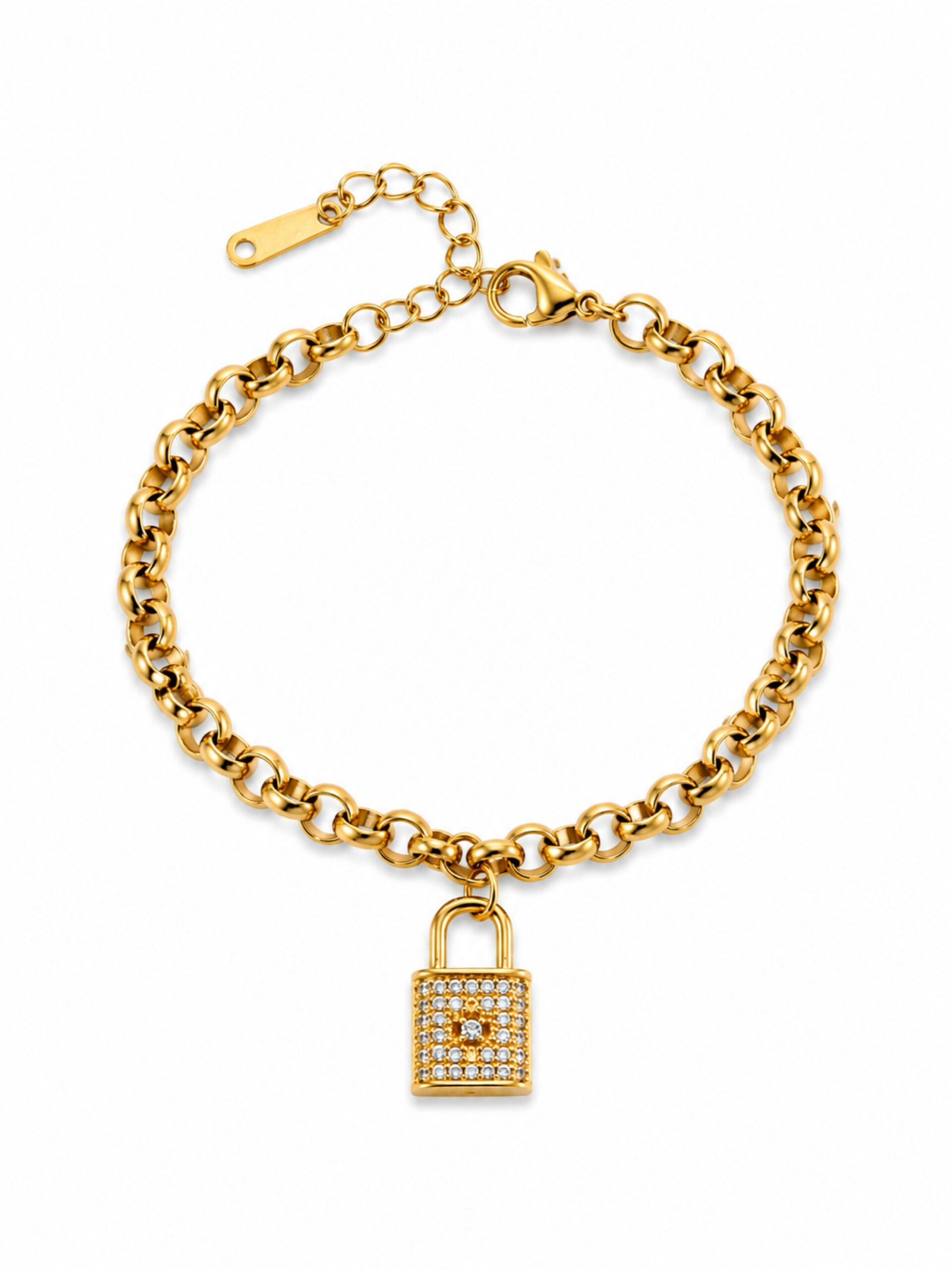 EROS - Luxe Lock Charm Bracelet