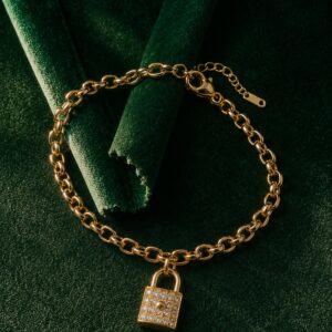 EROS – Luxe Lock Charm Bracelet
