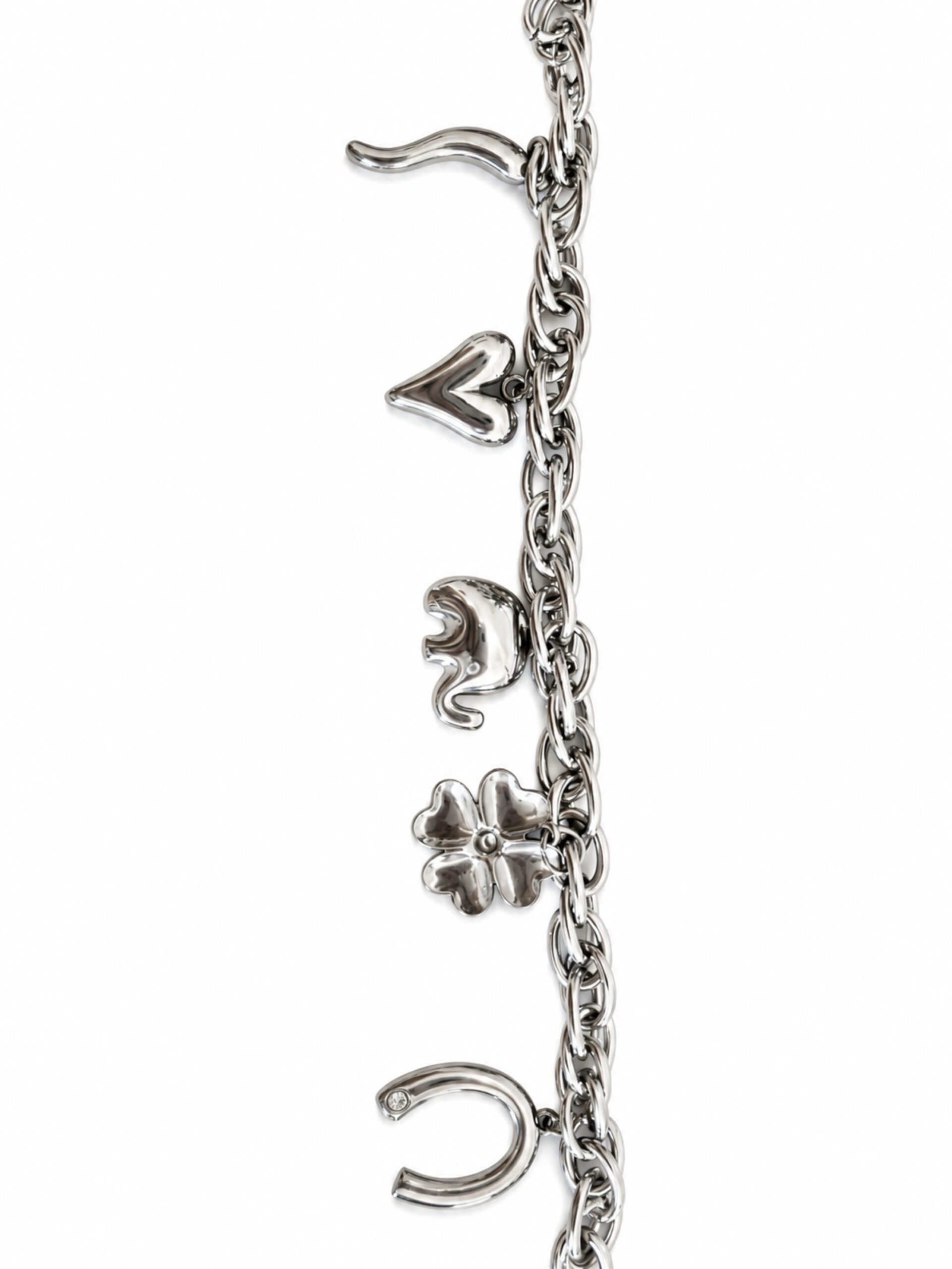 EROS - Silver Charm Link Bracelet