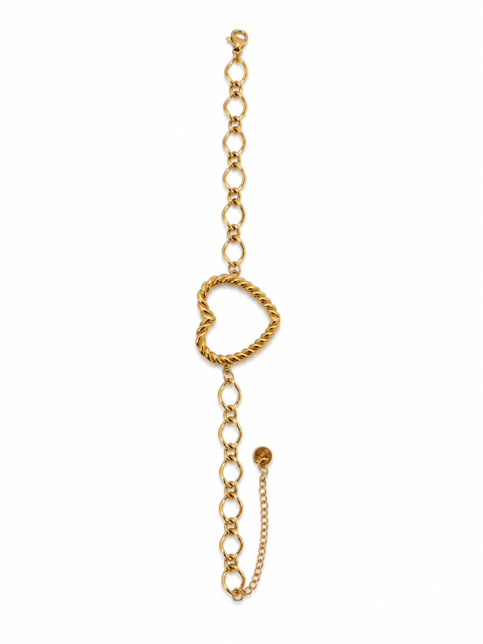 EROS - Golden Heart Link Bracelet