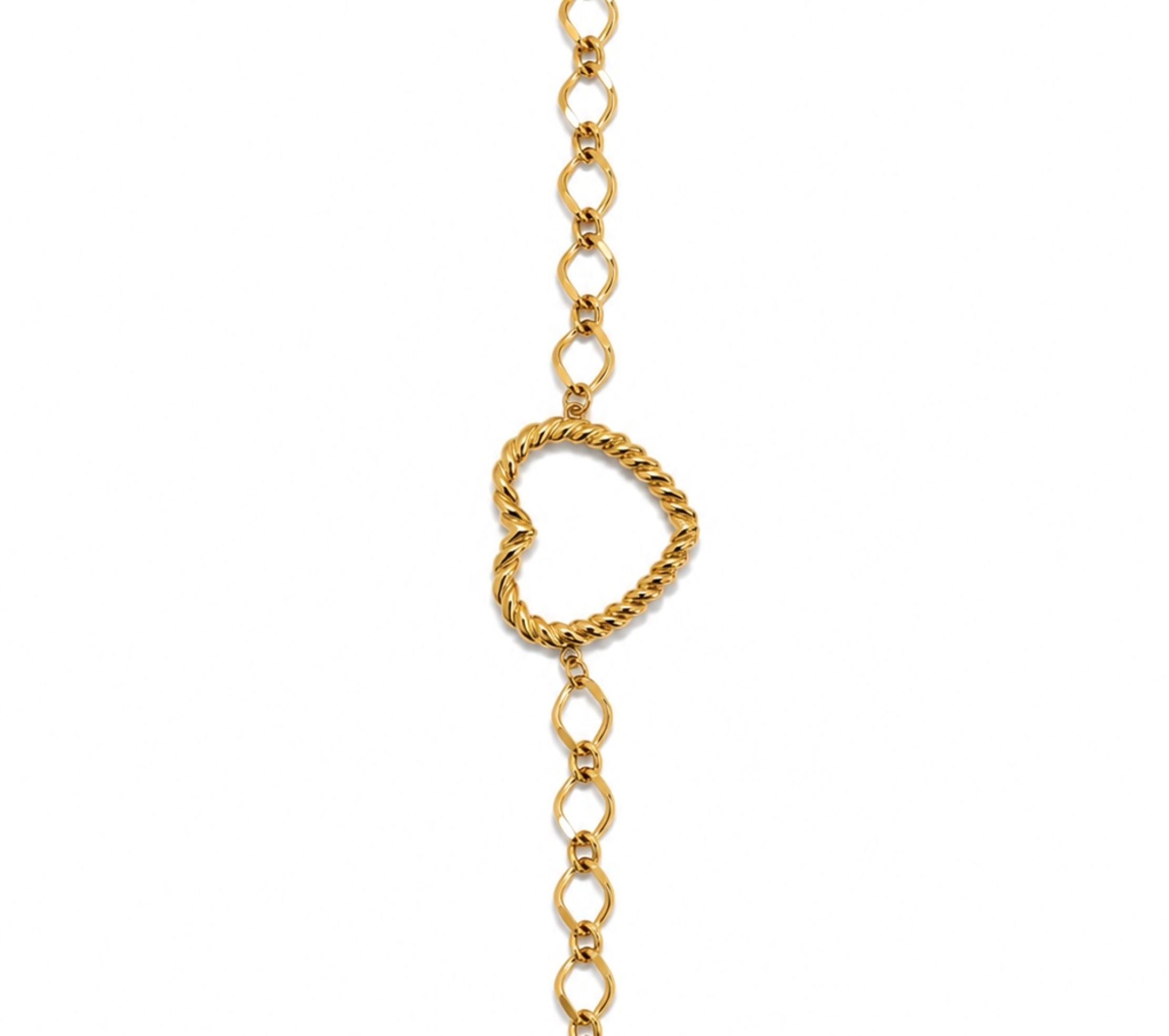 EROS - Golden Heart Link Bracelet