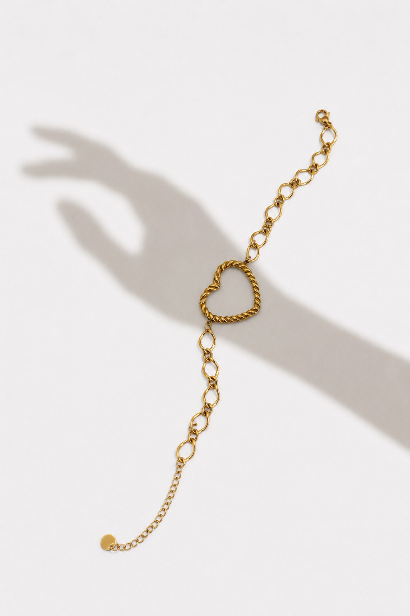 EROS - Golden Heart Link Bracelet