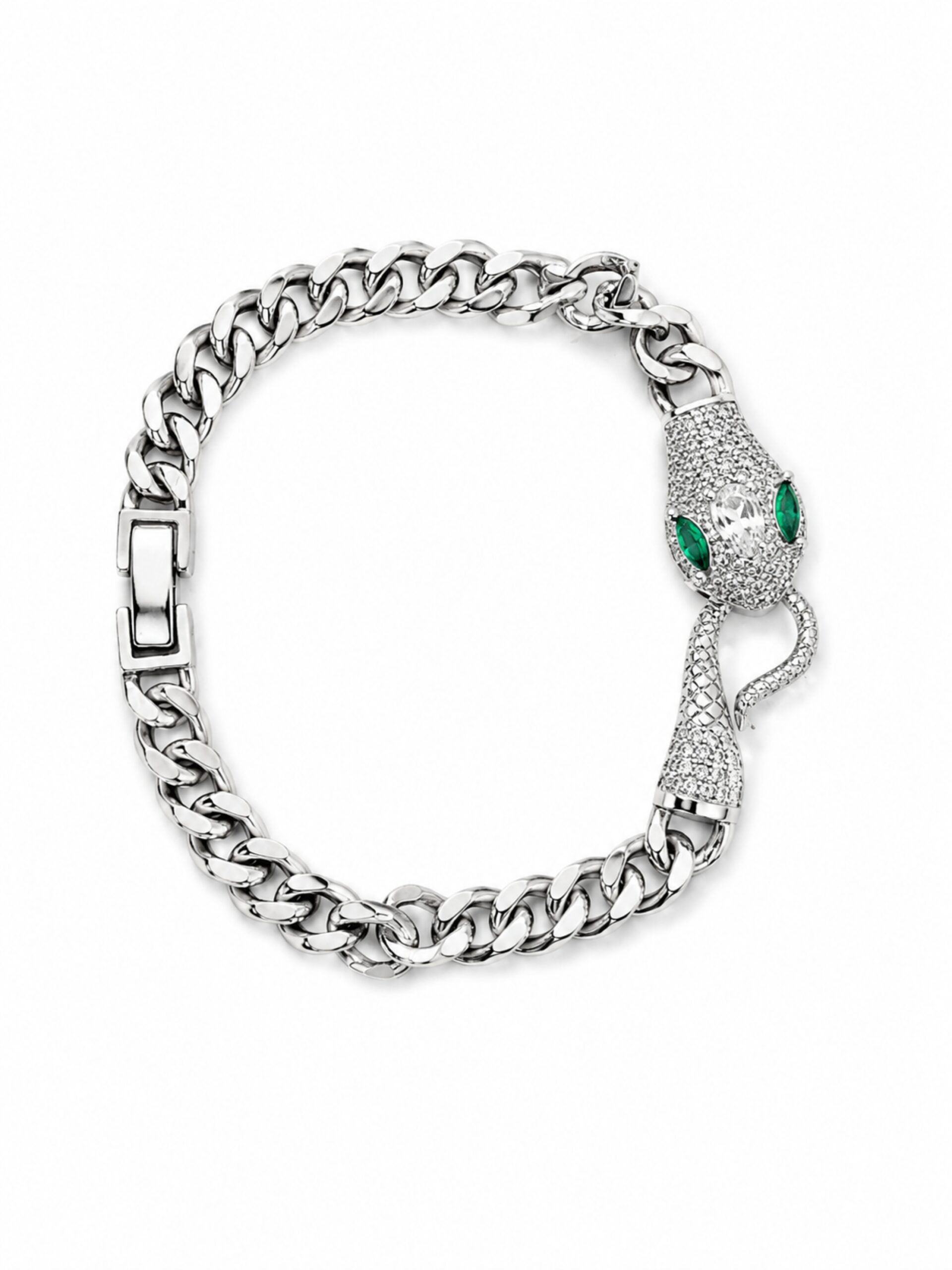 EROS - Emerald Serpent Luxe Bracelet