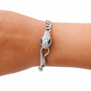 EROS – Emerald Serpent Luxe Bracelet