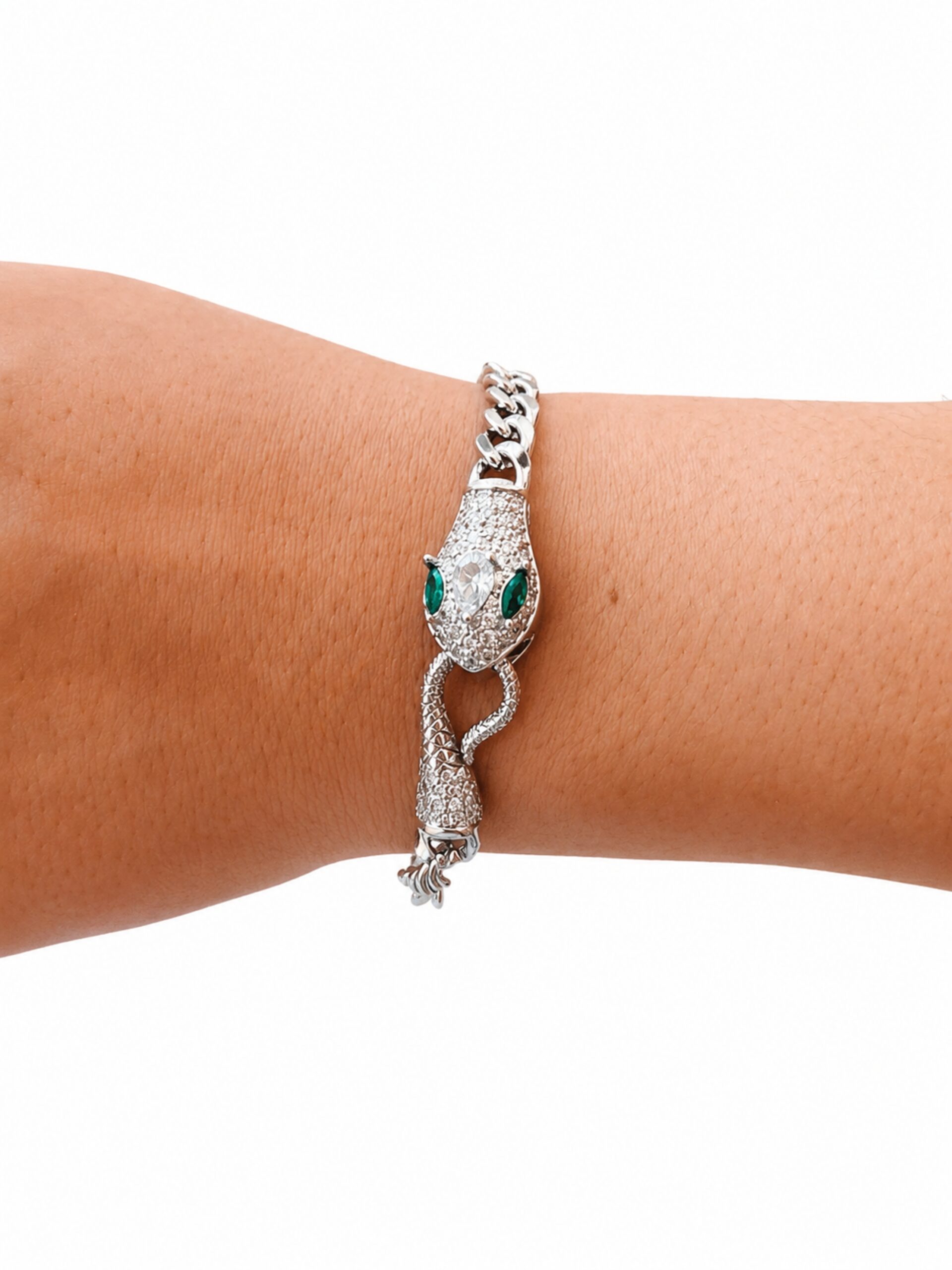 EROS - Emerald Serpent Luxe Bracelet