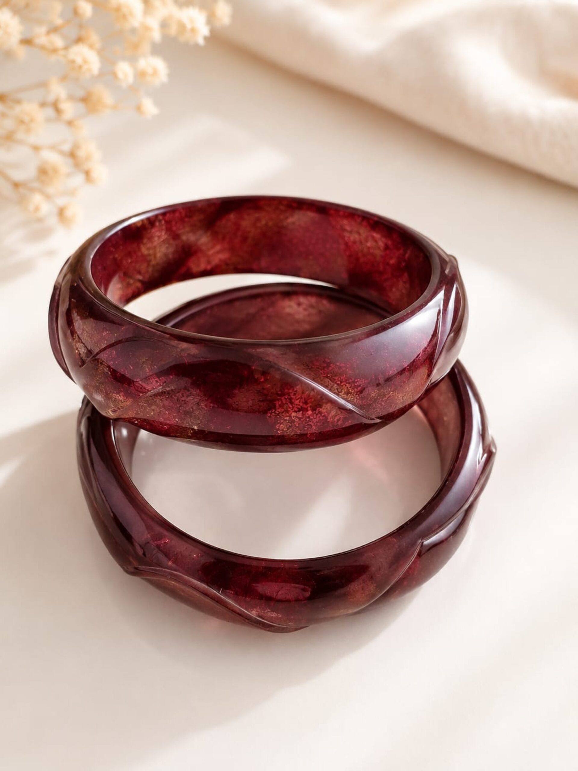 EROS - Ruby Twist Luxe Bangle