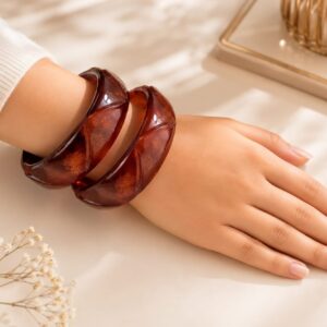 EROS – Ruby Twist Luxe Bangle