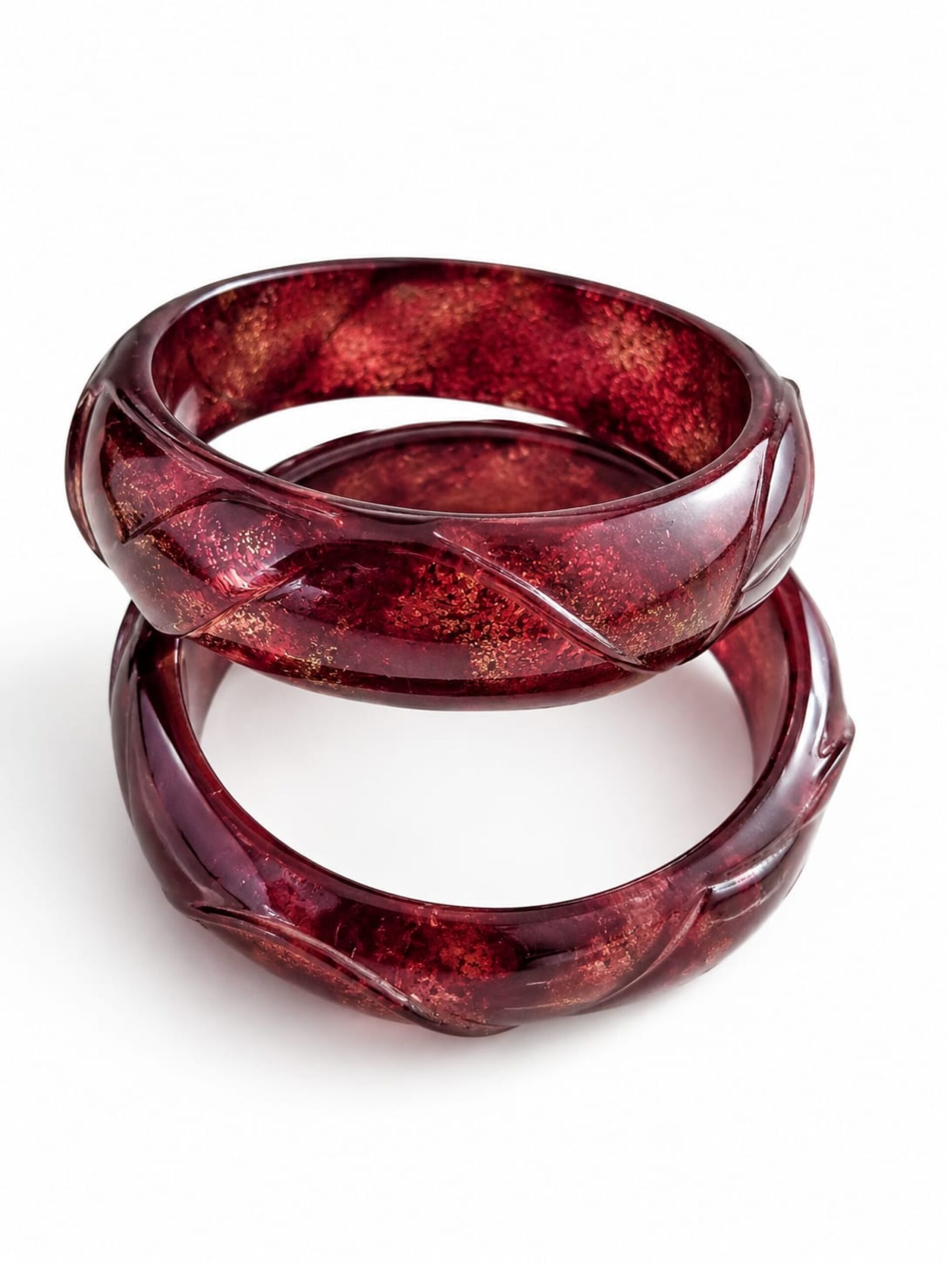 EROS - Ruby Twist Luxe Bangle