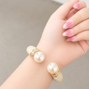 EROS – Ivory Pearl Elegance Cuff Bracelet