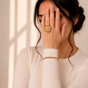 EROS – Pearl Bloom Statement Ring