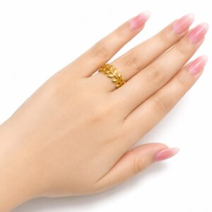 EROS – Golden Laurel Ring