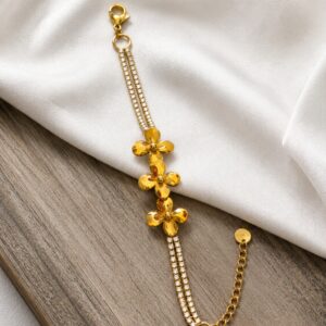 EROS – Golden Blossom Chain Bracelet
