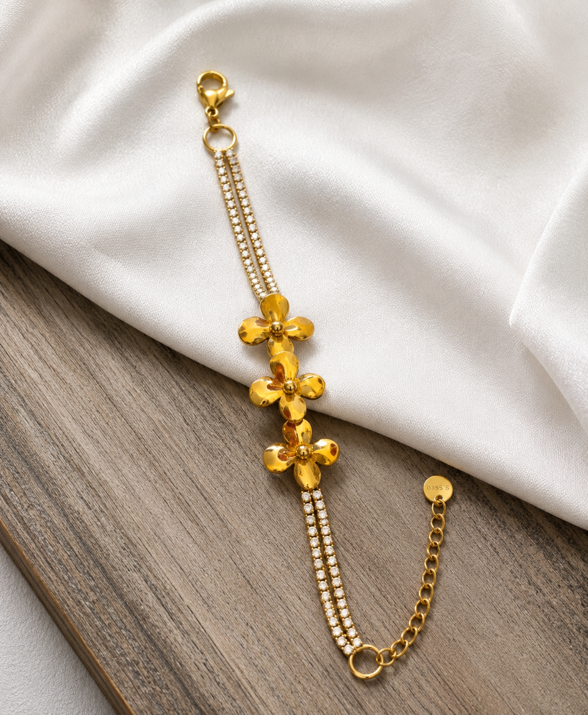 EROS - Golden Blossom Chain Bracelet