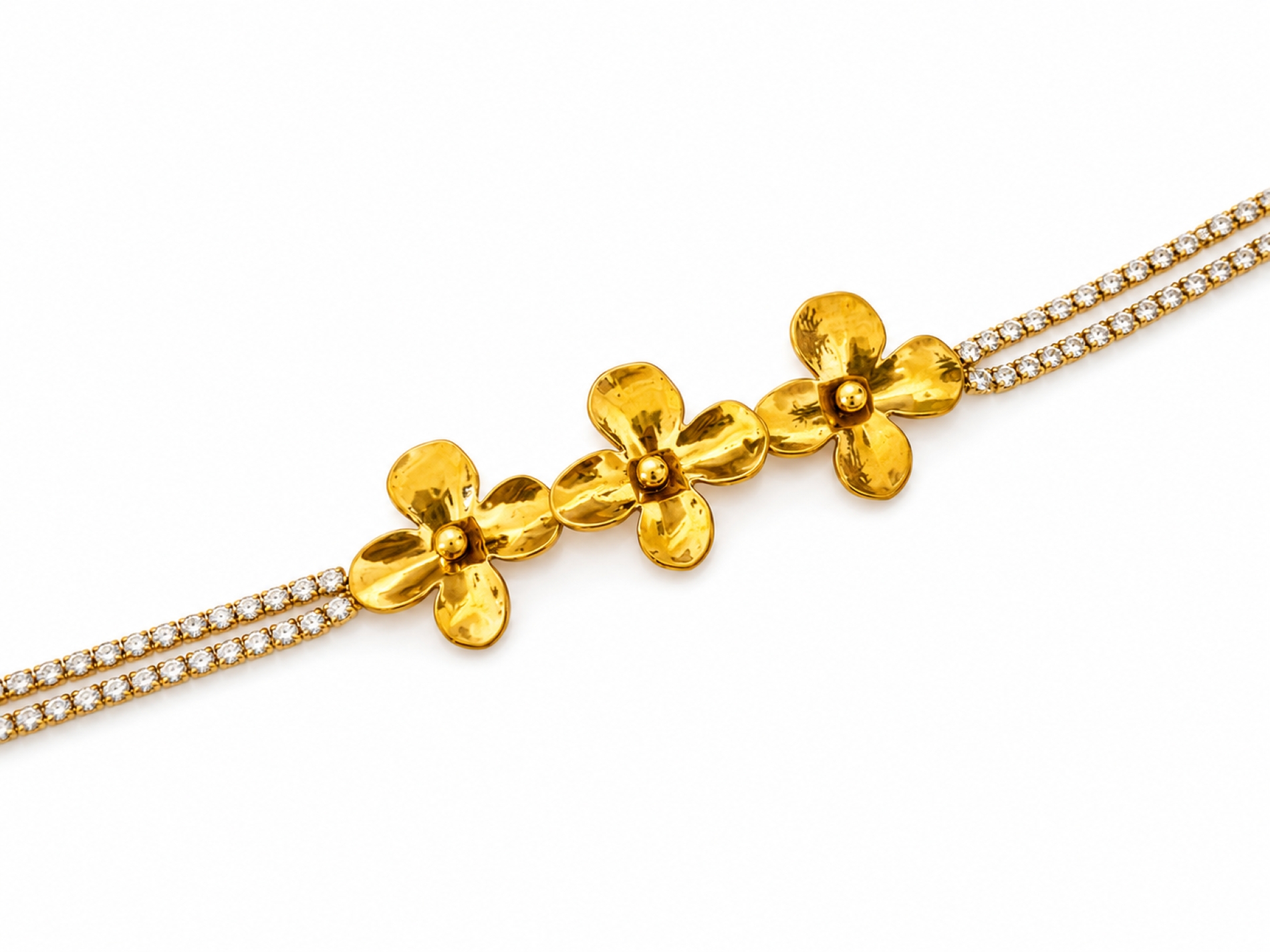 EROS - Golden Blossom Chain Bracelet