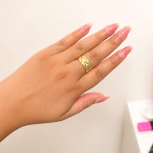 EROS – Golden Ridge Adjustable Ring
