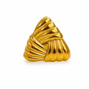 EROS – Golden Wave Statement Ring