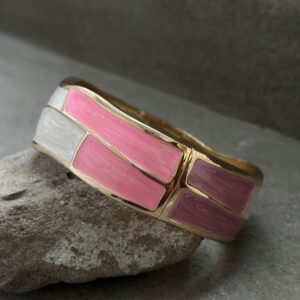 EROS – Blush Pearl Mosaic Cuff Bracelet