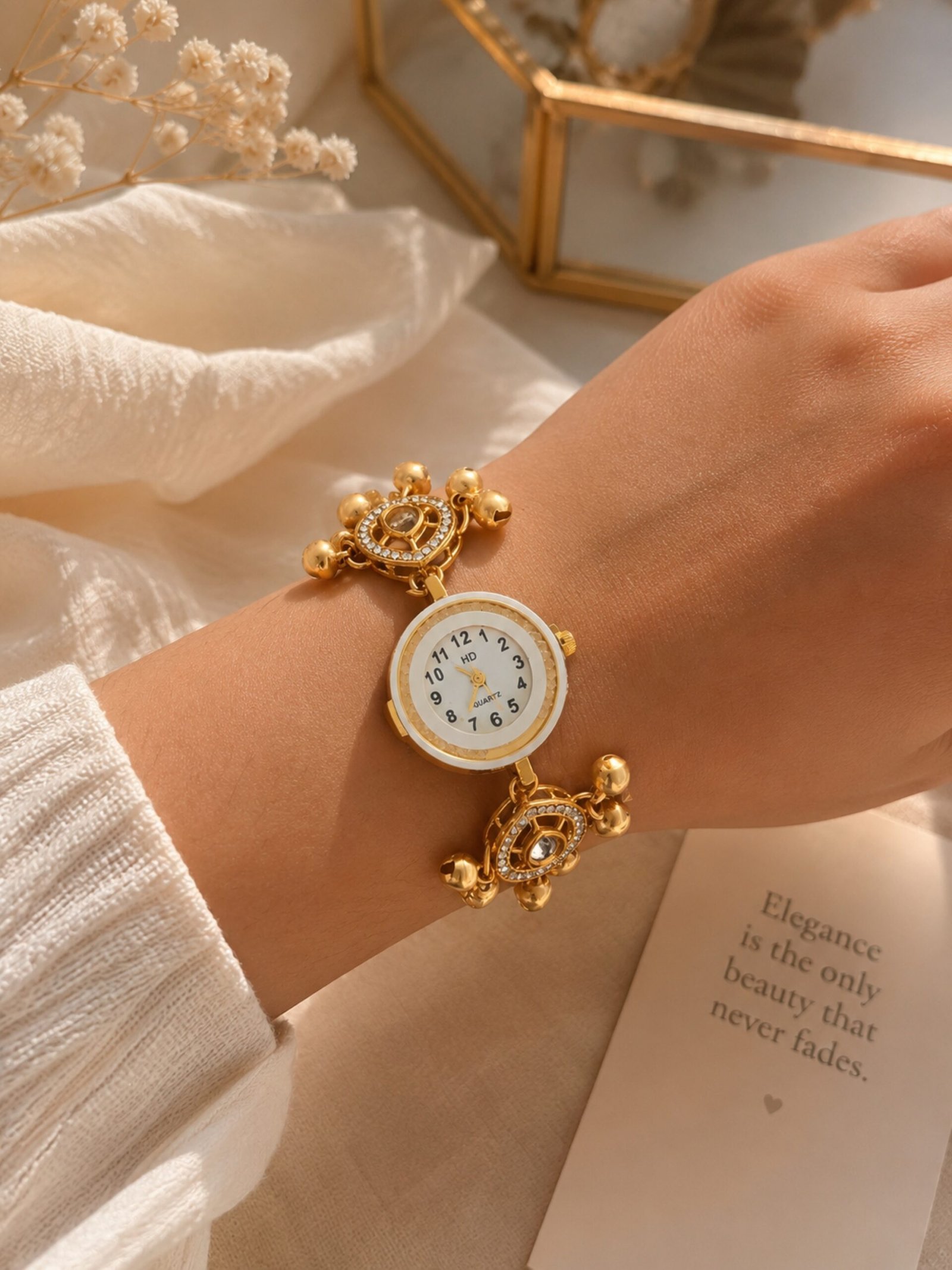 EROS - Golden Heritage Charm Watch Bracelet
