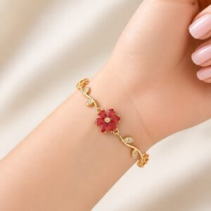 EROS – Ruby Blossom Bracelet