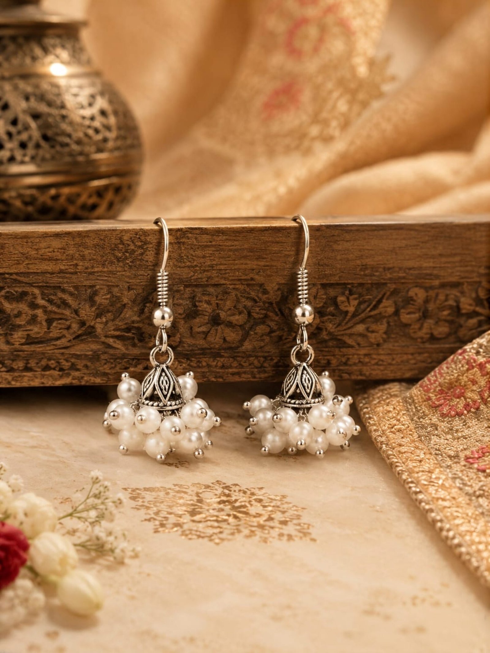 EROS - Noor Pearl Jhumki Earrings