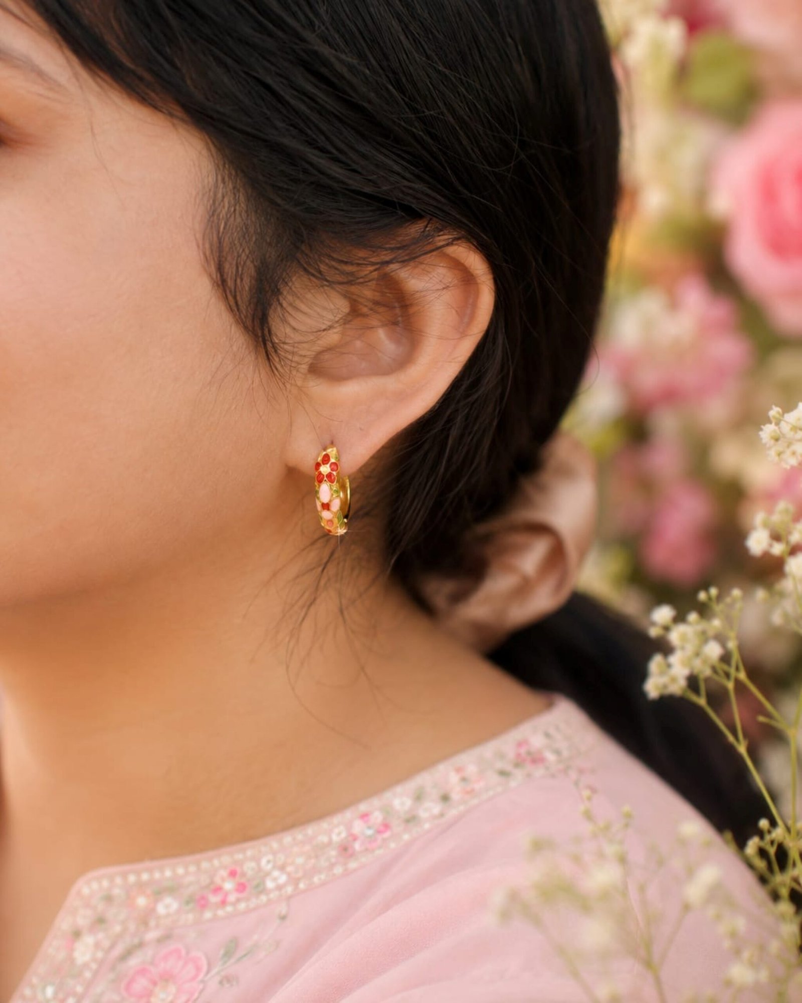 EROS - Blooming Garden Hoop Earrings