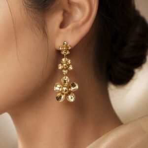 EROS – Golden Blossom Cascade Earrings